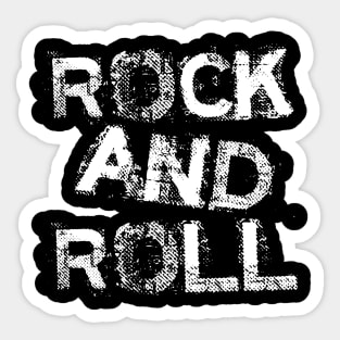 Rock and Roll logo Sticker